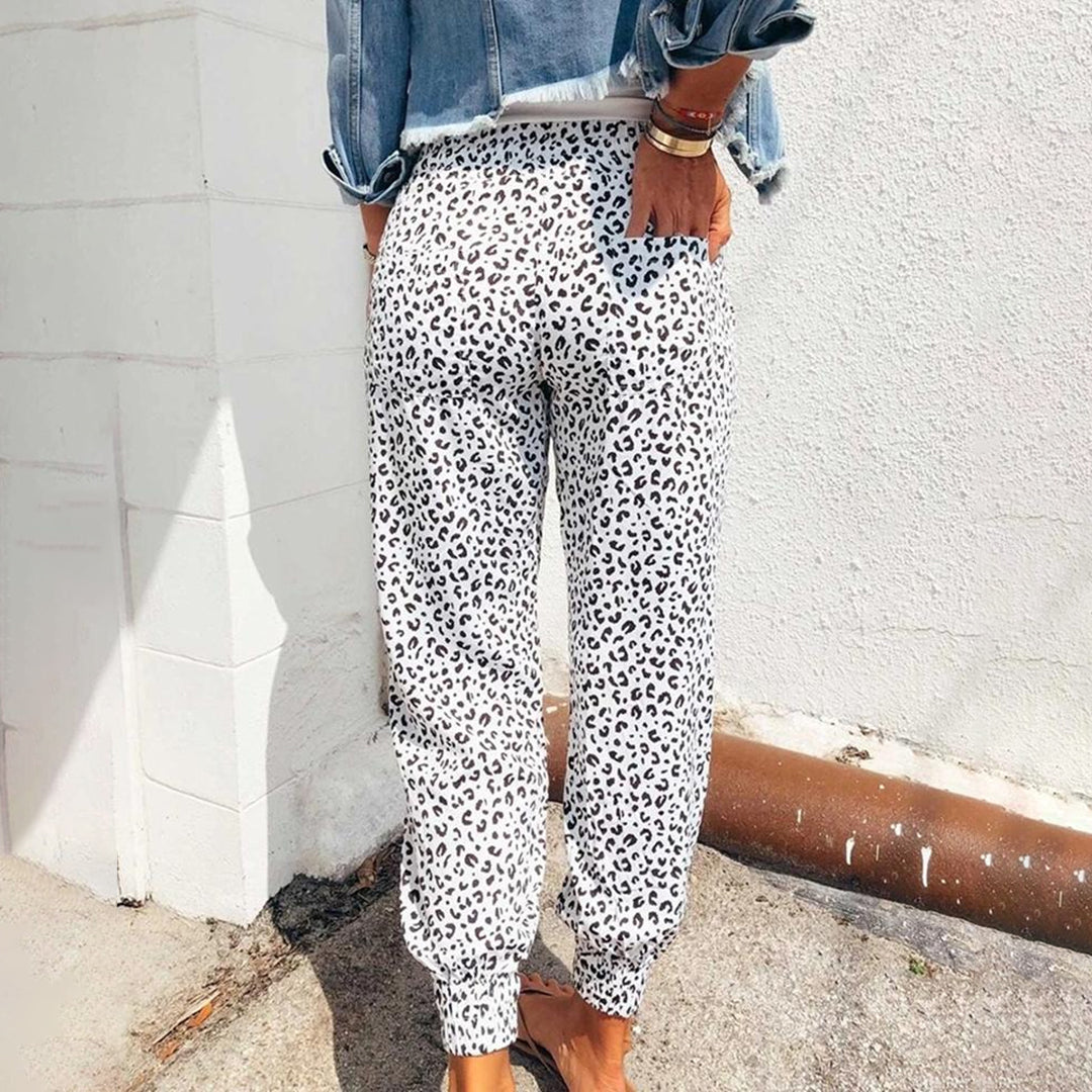 Xandra | Pantalons pour femmes avec imprimé léopard