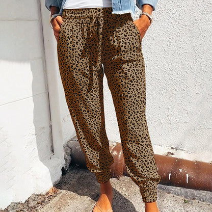 Xandra | Pantalons pour femmes avec imprimé léopard