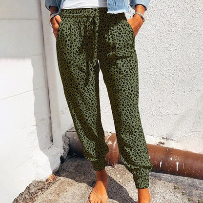 Xandra | Pantalons pour femmes avec imprimé léopard