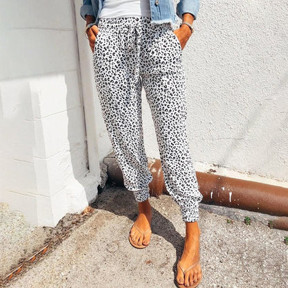 Xandra | Pantalons pour femmes avec imprimé léopard