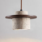 Timeless Travertine Pendant Light - Unique Natural Stone Design Lamp
