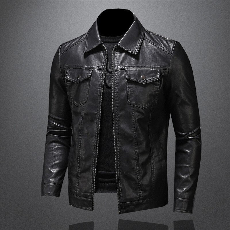 Leather jacket for men - Ideal for spring