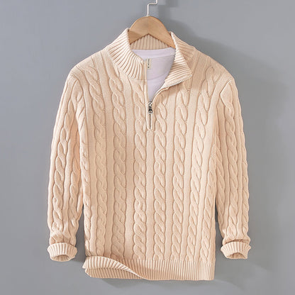 Maglione da uomo in maglia - Caldo e senza tempo