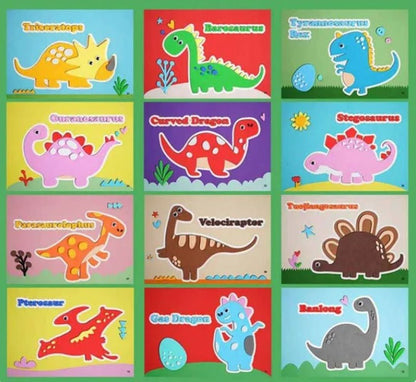 Self-Adhesive 3D Puzzle Boards | 12 Sheets Per Set
