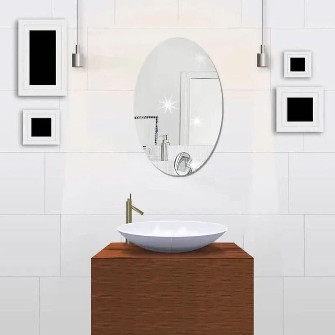 Self-Adhesive Mirror | Oval Shape