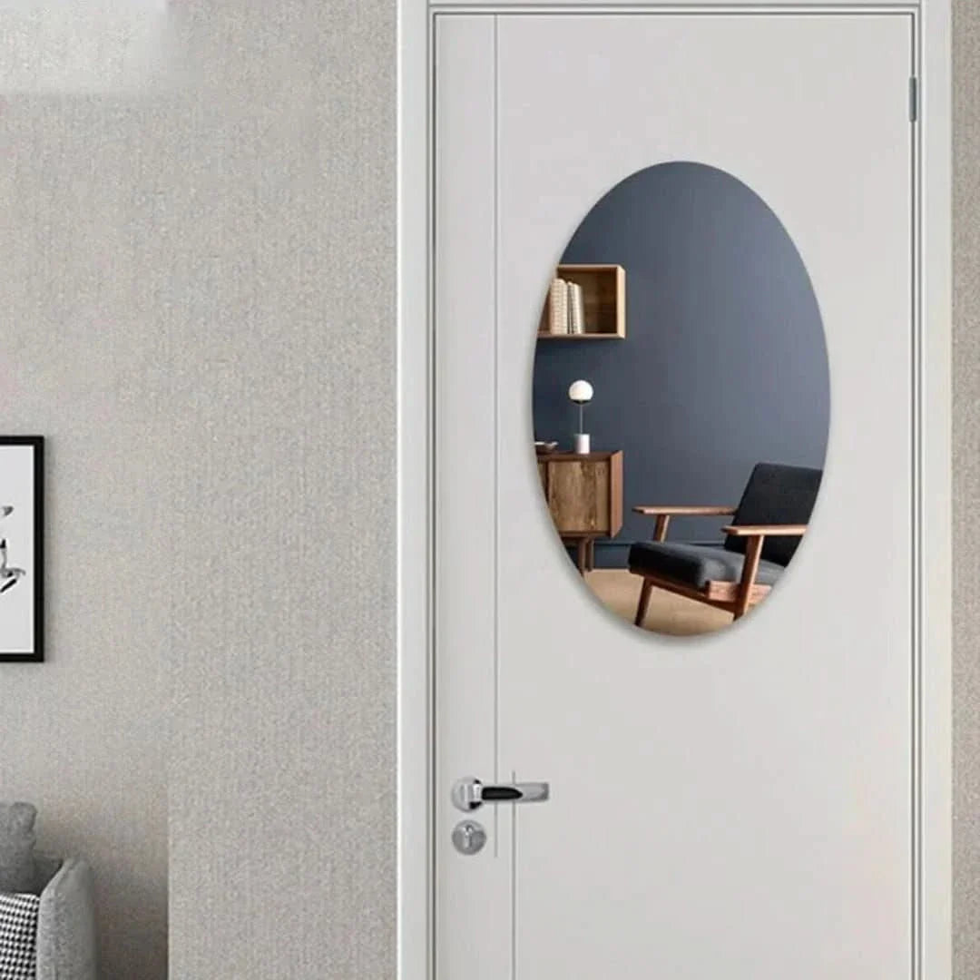 Self-Adhesive Mirror | Oval Shape