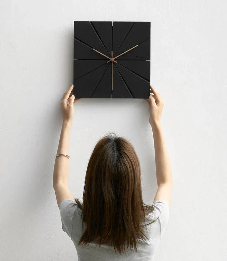 ZenEdge - minimalistické nástenné hodiny - štýlové tiché zobrazovanie času