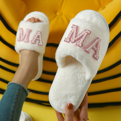 Zoë | Chaussons ouverts confortables et respirants avec semelle antidérapante