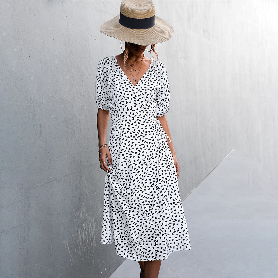 Zoë | Robe midi élégante
