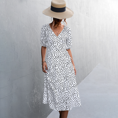 Zoë | Robe midi élégante