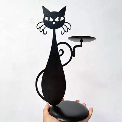 Black Cat | Candle Holder